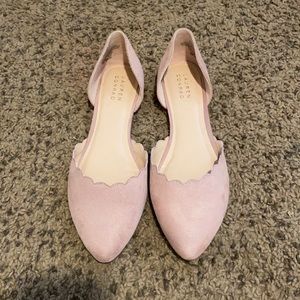 Lauren Conrad Pink Scallop Flats